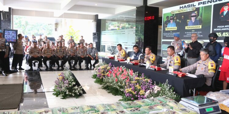 Polda Jateng Ungkap Peredaran Narkoba Lintas Jawa- Sumatra