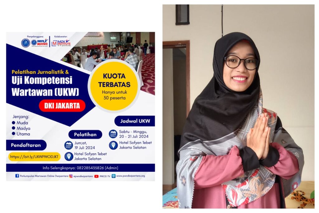 Semakin Berkualitas, PWO Dwipa Gencarkan UKW untuk Wartawan Indonesia