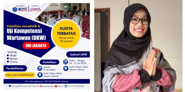Semakin Berkualitas, PWO Dwipa Gencarkan UKW untuk Wartawan Indonesia