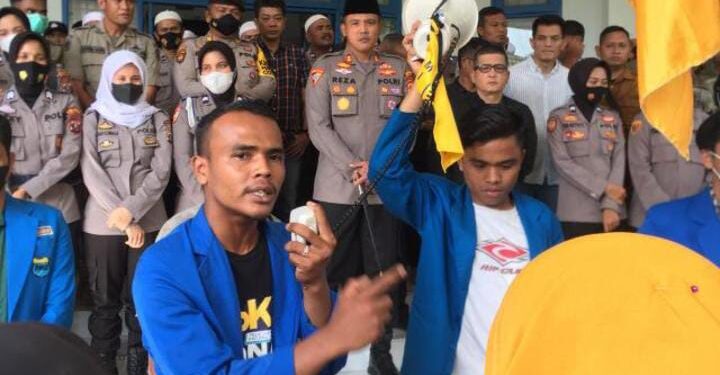 PC PMII Madina : Kapolres Madina Jangan Tutup Mata PETI Kotanopan