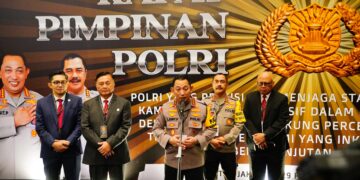 Kapolri Tekankan Persatuan-Kesatuan Modal Utama Wujudkan Indonesia Emas 2045 di Rapim Polri