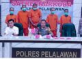 Kapolres Pelalawan Ungkap Keberhasilan Penangkapan Para Pengedar Narkoba dengan Total 5 Kilogram