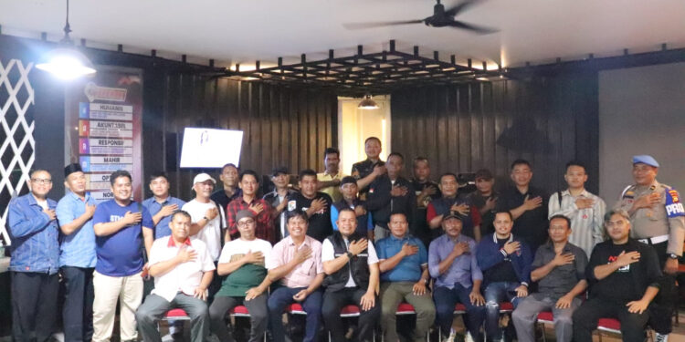 Kapolres Pelalawan Sambut Silaturahmi Pimpinan Media Kabupaten Pelalawan Pasca Pemungutan Suara Pemilu 2024