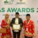 Bupati Pelalawan H. Zukri,SE Terima Penghargaan Pengelolaan Zakat Terbaik di Baznas Award 2024