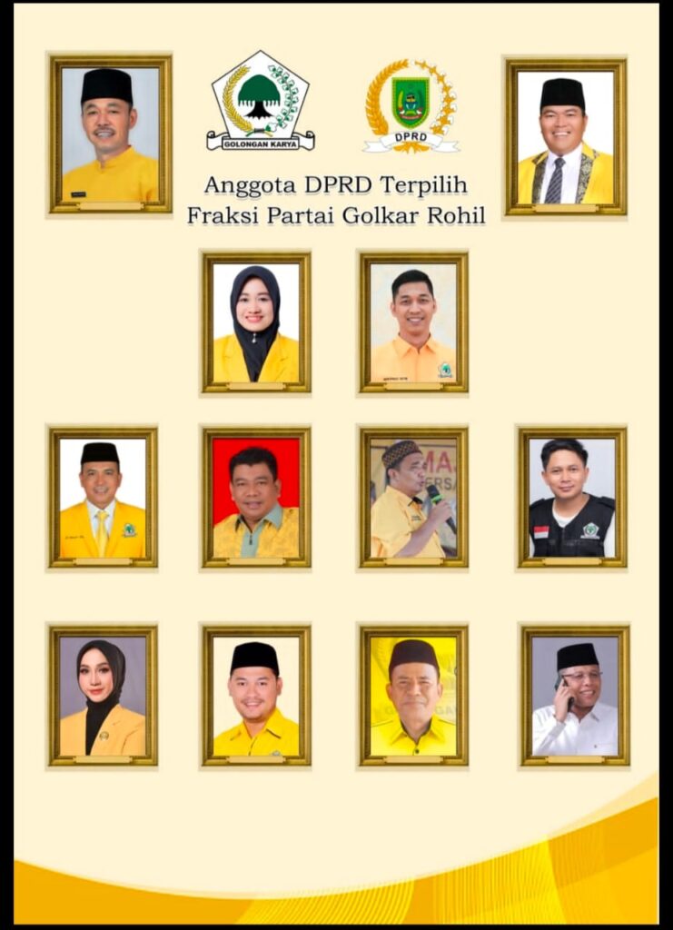 Raih 10 Kursi di DPRD, Afrizal Sintong Berhasil Kembalikan Kejayaan Golkar di Rokan Hilir