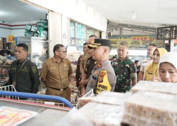 Polres Kuansing Laksanakan Pemantauan Kebutuhan Pokok dan Barang Penting Menyambut Bulan Suci Ramadhan 1445 H Tahun 2024 