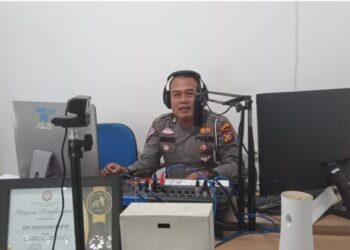 Sat Lantas Polres Kampar Laksanakan Himbauan Keselamatan