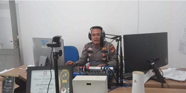 Sat Lantas Polres Kampar Laksanakan Himbauan Keselamatan