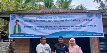 Baliho Ivan Iskandar Batubara Bertempat di Madina, Kombur Lopo Mengarah Pilkada 2024