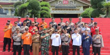 Bupati dan Kapolres Pelalawan Pimpin Apel Siaga Penanganan Karhutla Tahun 2024