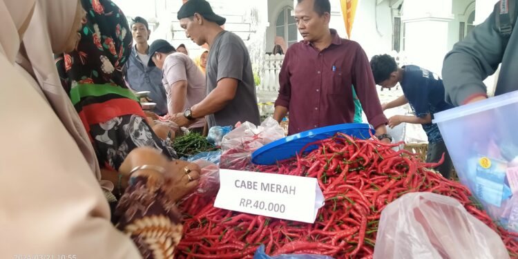 Kurangi Dampak Inflasi, DKPP Rohil Gelar Gerakan Pangan Murah Tahun 2024