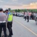Polres Tulang Bawang Gelar Patroli Gabungan di Jalan Lintas Rawa Jitu PT BNIL