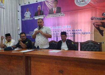 Jhonni Simanjuntak Terpilih Sebagai Ketua Cabor Muaythai Rohil