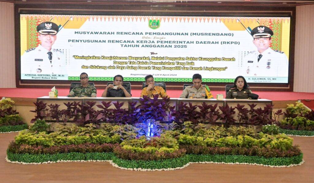 Bupati Rohil Buka Secara Resmi Musrenbang Kabupaten Dalam Rangka Penyusunan RKPD Tahun 2025