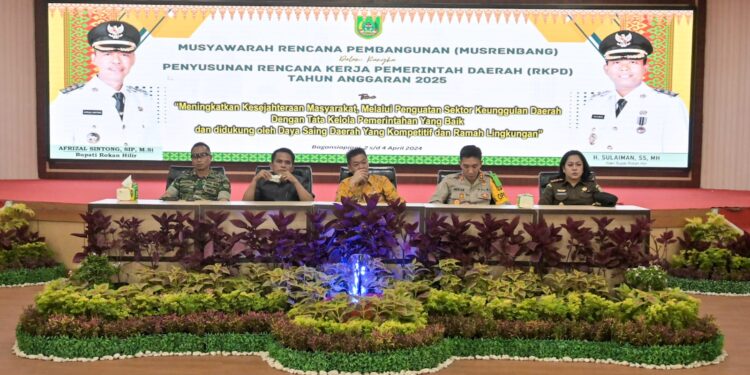 Bupati Rohil Buka Secara Resmi Musrenbang Kabupaten Dalam Rangka Penyusunan RKPD Tahun 2025