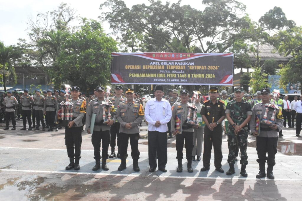 Pembkab INHU Ikuti Oprasi Ketupat Lancang Kuning 2024
