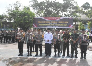 Pembkab INHU Ikuti Oprasi Ketupat Lancang Kuning 2024