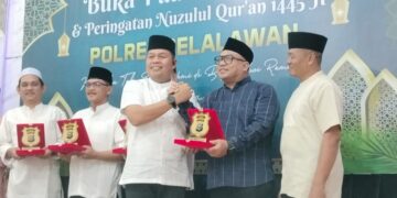 Polres Pelalawan Adakan Buka Bersama dengan Element Masyarakat