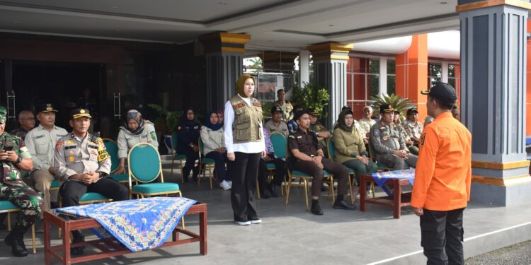 Bupati INHU Pimpin Apel Kesiapsiagaan Penanganan Karhutla