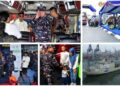 Tentara Nasional Angkatan Laut (AL) Berangkatkan Masyarakat Mudik Gratis Jalur Darat Dan Laut Serentak