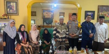 Jalin Silaturahmi, Kapolres Pelalawan Berkunjung ke Rumah Sultan ke -10 Kerajaan Pelalawan