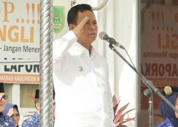 Wabup H. Sulaiman Pimpin Apel 17 Hari Bulan dan Halal Bihalal Pasca Libur Lebaran Idul Fitri 1445 H