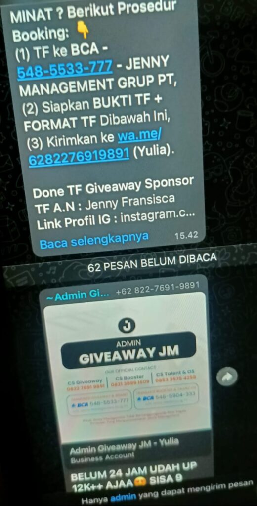 Komplotan Penipu Giveaway Marelan Raup Puluhan Juta Setiap Hari