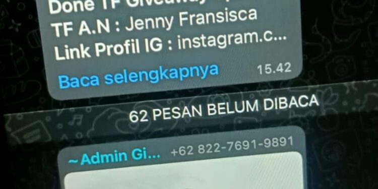 Komplotan Penipu Giveaway Marelan Raup Puluhan Juta Setiap Hari