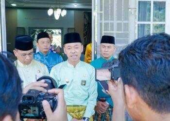 Bupati Afrizal Sintong Lepas Kafilah Rohil Ikuti MTQ Tingkat Provinsi di Kota Dumai
