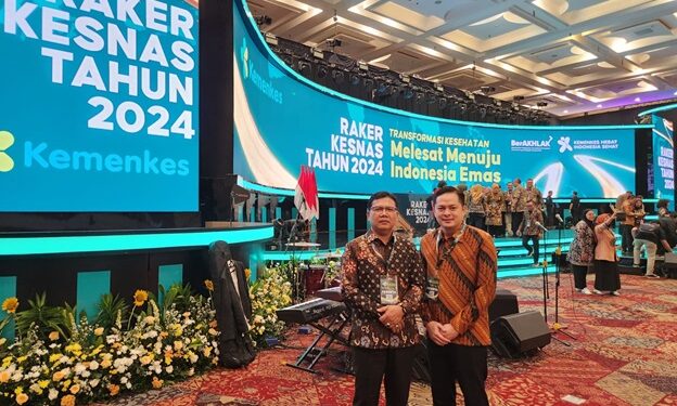 Kadinkes dan Kepala Bappeda Libangda Kaur Ikuti Rakerkesnas 2024 di ICE BSD Tangsel Banten