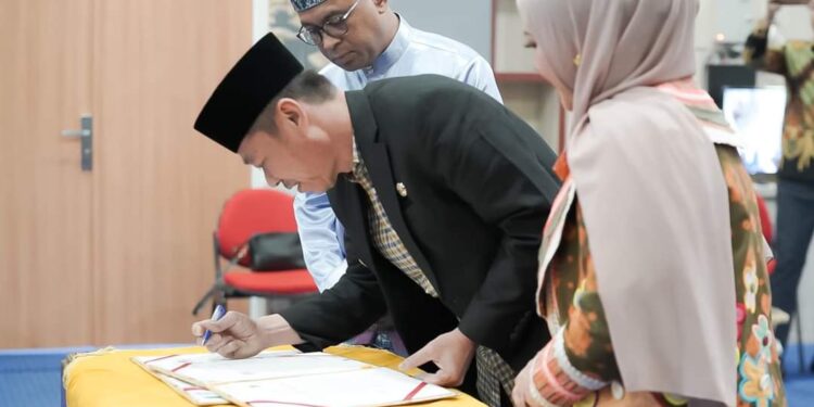 Pemkab Rohil Tandan Tangani MoU Dengan PT.Asuransi Jiwa Taspen