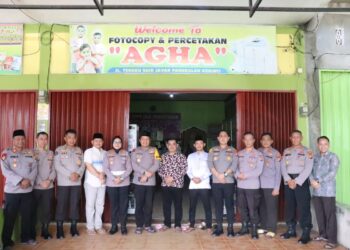 Jelang Pelaksanaan Pilkada, Kapolres Pelalawan jalin Silaturahmi dengan Ketua KPU Kabupaten Pelalawan