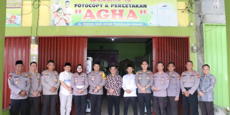 Jelang Pelaksanaan Pilkada, Kapolres Pelalawan jalin Silaturahmi dengan Ketua KPU Kabupaten Pelalawan