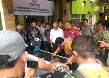 Kantor Perwakilan Ombudsman Wilayah Sumatera Utara Hari ini di Diresmikan