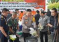 Pemusnahan Barang Bukti Narkoba Jaringan Internasional, Kapolda Riau : Sikat Habis Kampung Narkoba