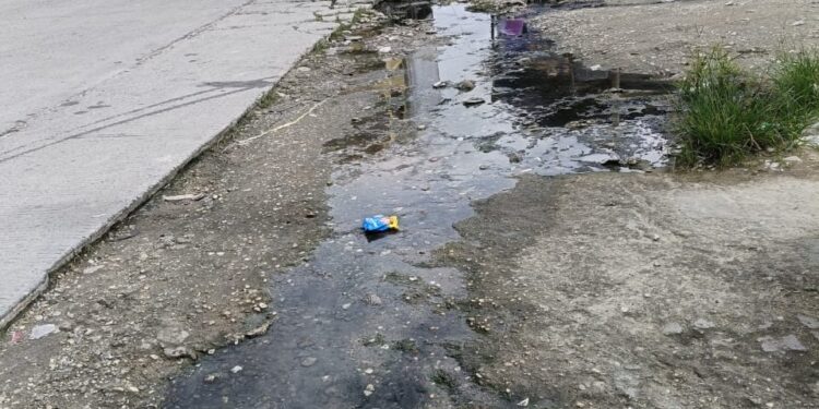 IPAL Rumahan Masyarakat di Kelurahan Sorek 1 Meluap ke Jalan, Timbulkan Bau tak Sedap