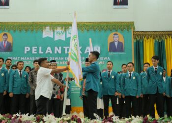 PRESIDEN MAHASISWA IAIN LHOKSEUMAWE PERIODE 2024/2025 RESMI DI LANTIK