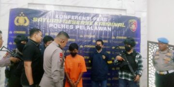 Istri Dibunuh Suami Berhasil Diringkus Polres Pelalawan