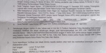 Dugaan Pungli APS di Siabu, Pelapor Besok Dipanggil Polres Madina