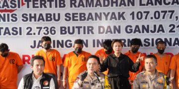 Polda Riau Gagalkan 100 Kilogram Sabu dari Jaringan Internasional