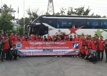 PUK GSPMII PT. PRINTEC PERKASA 2 Mengucapkan Selamat Hari Buruh Internasional