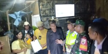 Langka Cepat Polsek dan Satpol PP Tertibkan Warung Remang – remang di KM 2 Koridor RAPP Pangkalan Kerinci