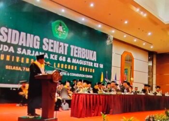 Wisuda Sarjana Ekonomi Unilak, Bupati Zukri Sampaikan Pentingnya Soft Skill Untuk Meraih Kesuksesan