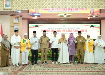 Diikuti 282 Peserta, Bupati Rohil Buka Bimbingan Manasik Haji Tingkat Kabupaten