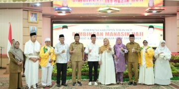 Diikuti 282 Peserta, Bupati Rohil Buka Bimbingan Manasik Haji Tingkat Kabupaten
