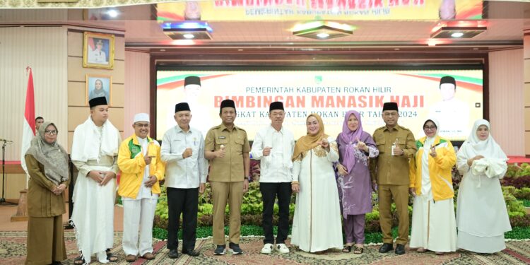 Diikuti 282 Peserta, Bupati Rohil Buka Bimbingan Manasik Haji Tingkat Kabupaten