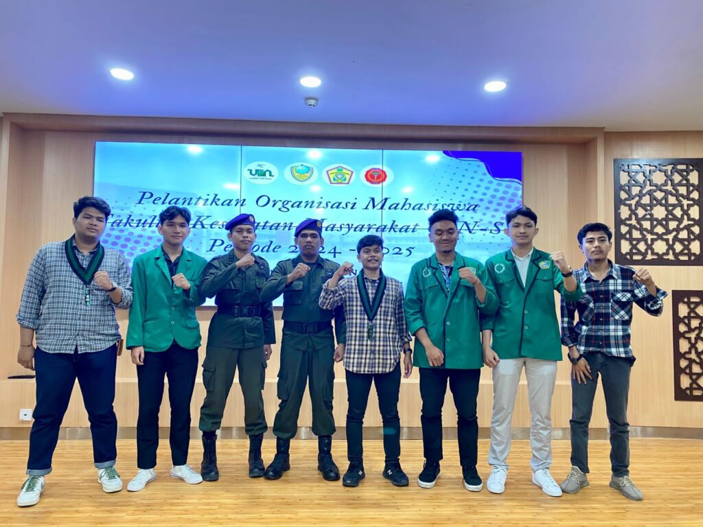 Komandan Resimen Mahasiswa UIN Sumatera Utara Medan Hadiri Pelantikan Ormawa Fakultas Kesehatan Masyarakat