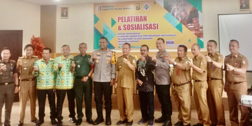 Pemkab Tulang Bawang Gelar Sosialisasi Penyuluhan Hukum Bagi Masyarakat