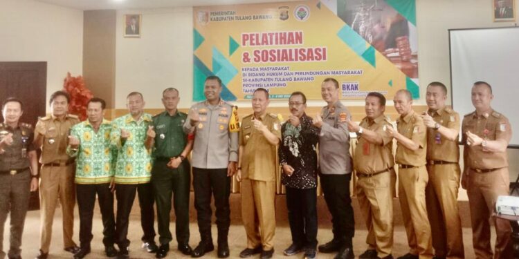 Pemkab Tulang Bawang Gelar Sosialisasi Penyuluhan Hukum Bagi Masyarakat