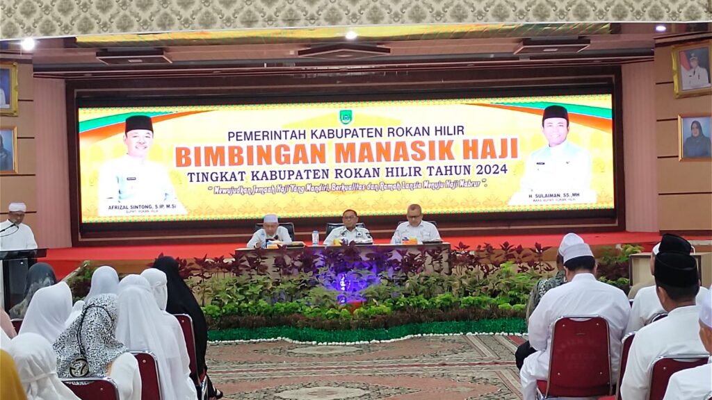 Diikuti 282 Peserta, Bupati Rohil Buka Bimbingan Manasik Haji Tingkat Kabupaten